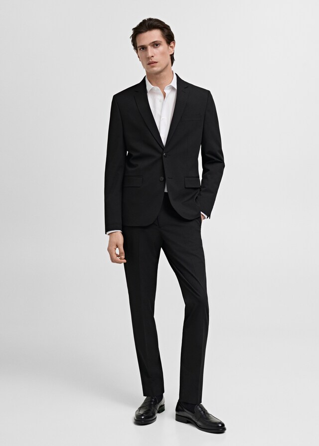 Mango Camisa traje slim fit algodón popelín Limitado a 3 días