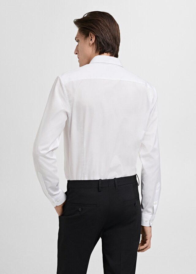 Mango Camisa traje slim fit algodón popelín Limitado a 3 días