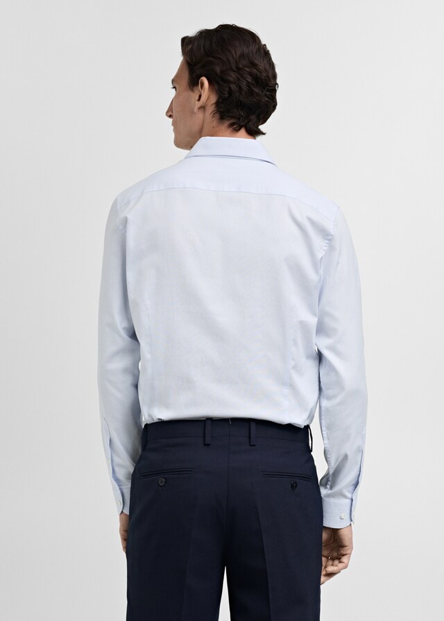 Mango Camisa traje slim fit twill microestampado En oferta