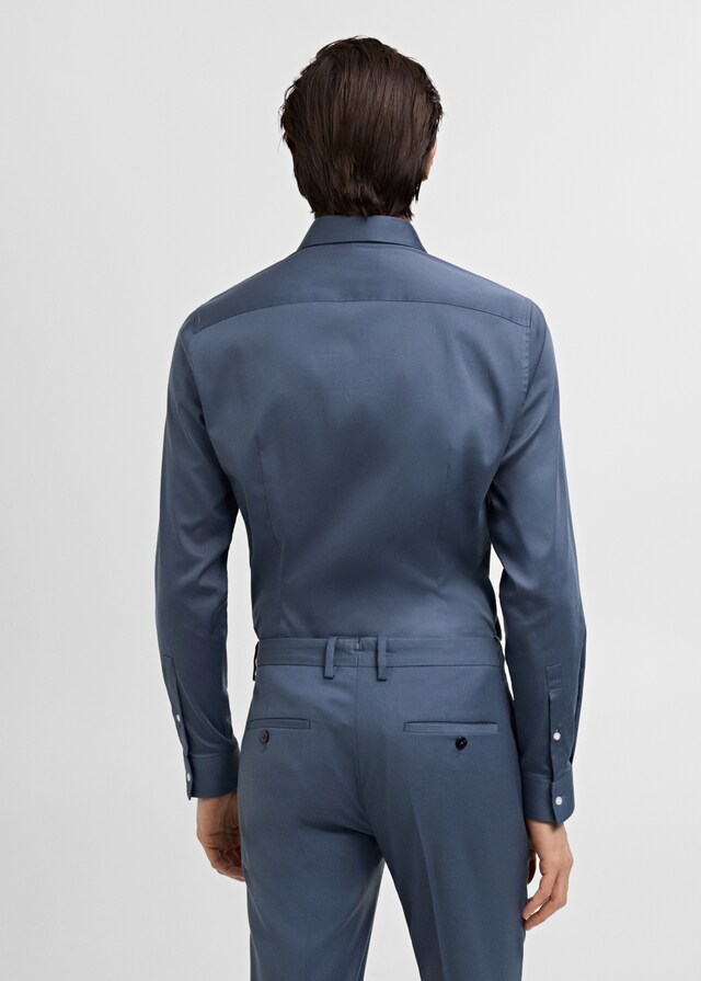 Mango Camisa traje super slim fit algodón stretch Oferta exclusiva
