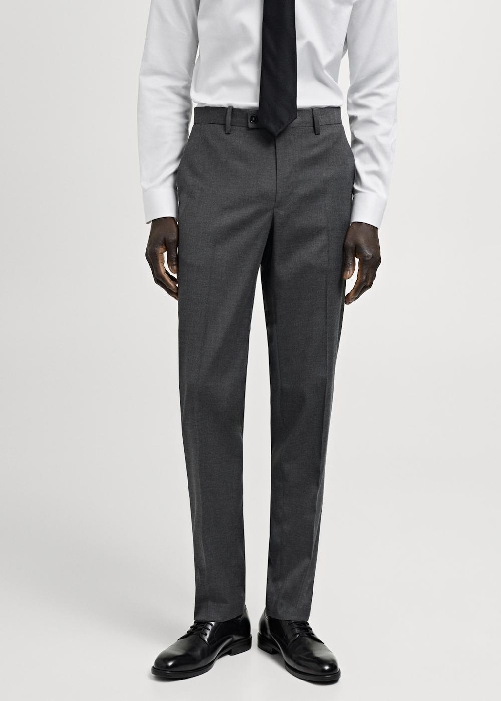 Mango Pantalón traje Milán slim fit