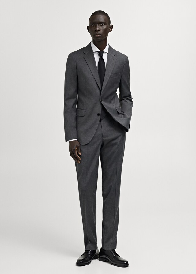 Mango Pantalón traje Milán slim fit Última moda