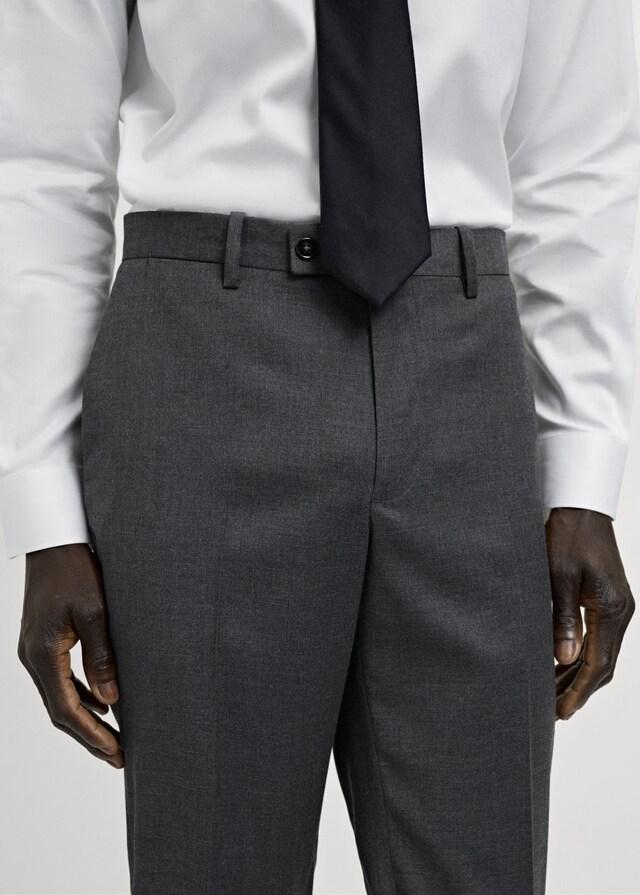 Mango Pantalón traje Milán slim fit Última moda