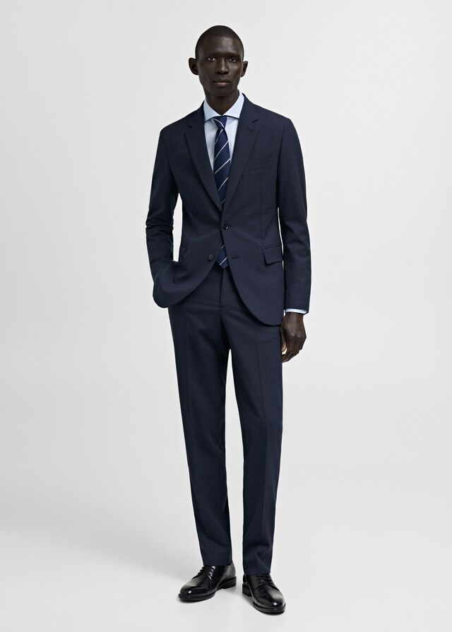 Mango Pantalón traje Milán slim fit Ofertas de temporada