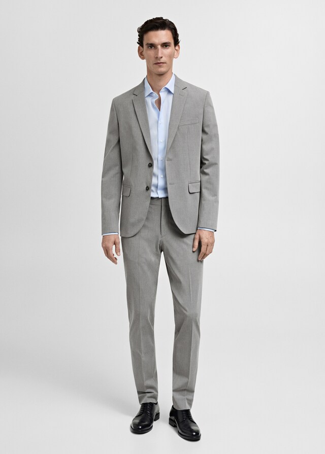 Mango Pantalón traje París super slim fit Rebajas de fin de temporada