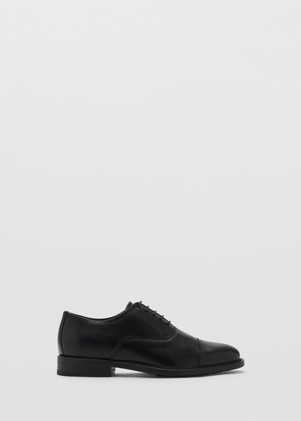 Mango Zapato estilo Oxford piel
