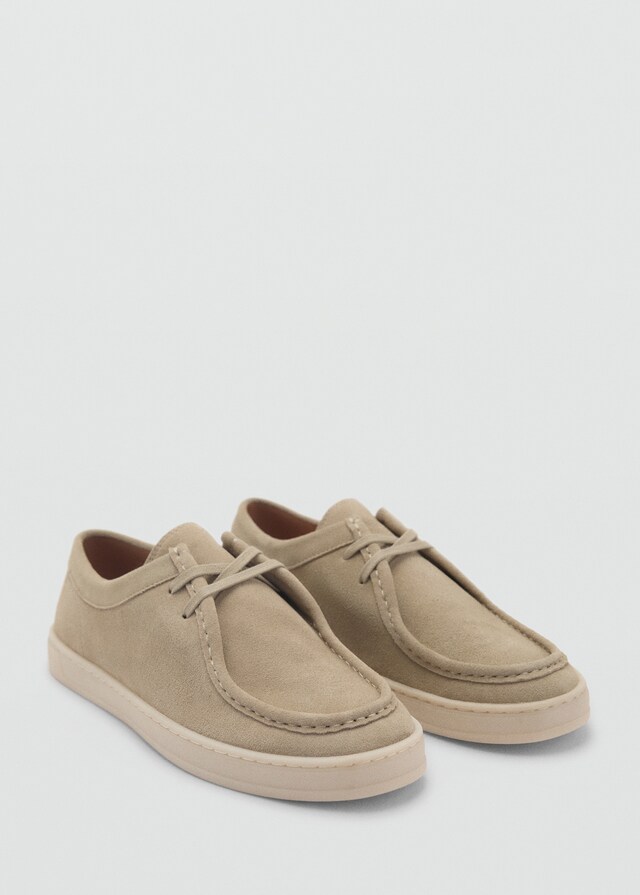 Mango Zapato náutico piel serraje Outlet