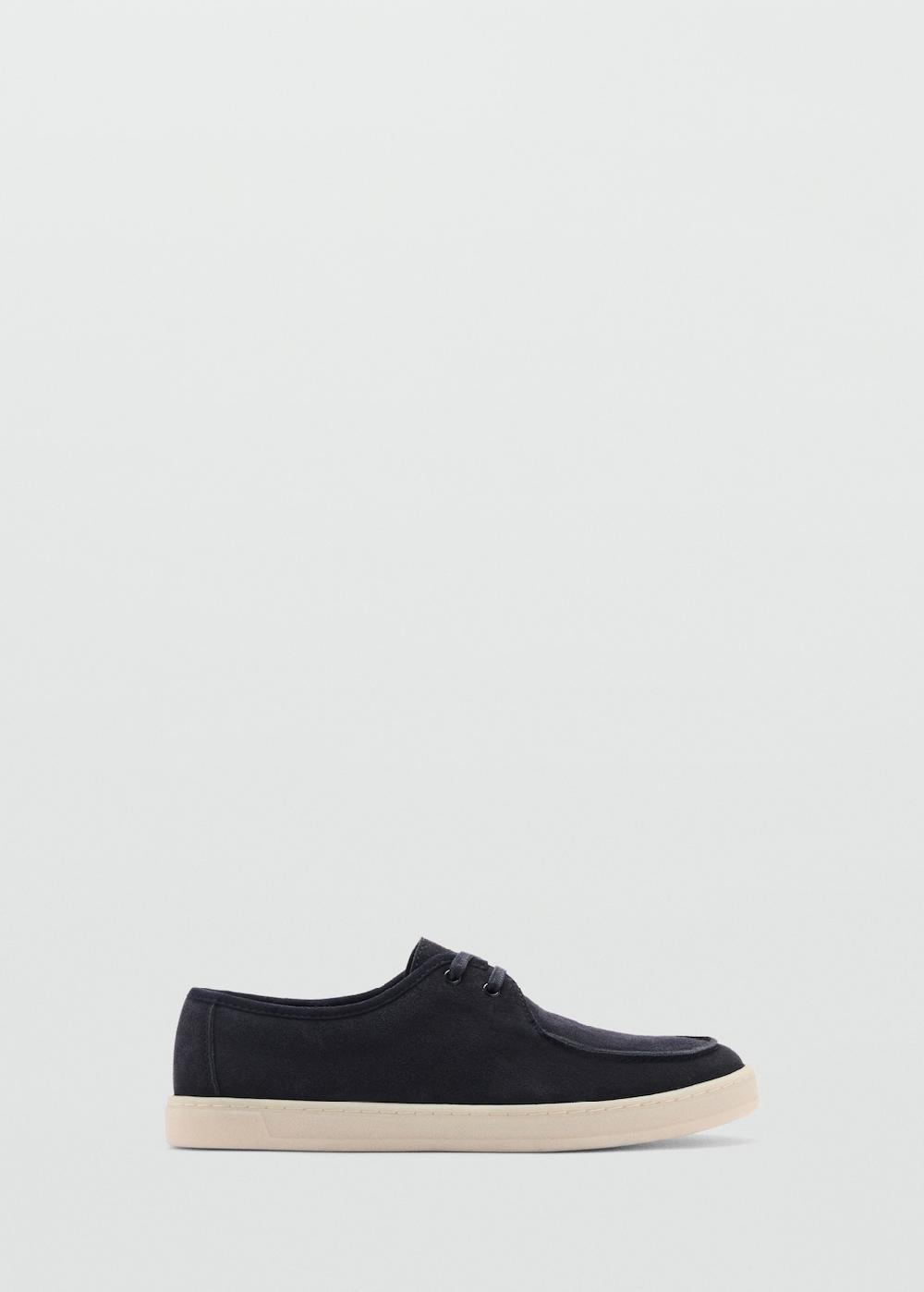 Mango Zapato náutico piel serraje