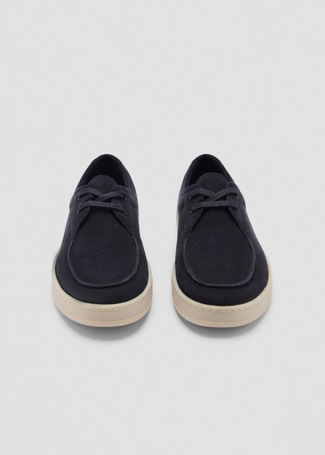 Mango Zapato náutico piel serraje Outlet online
