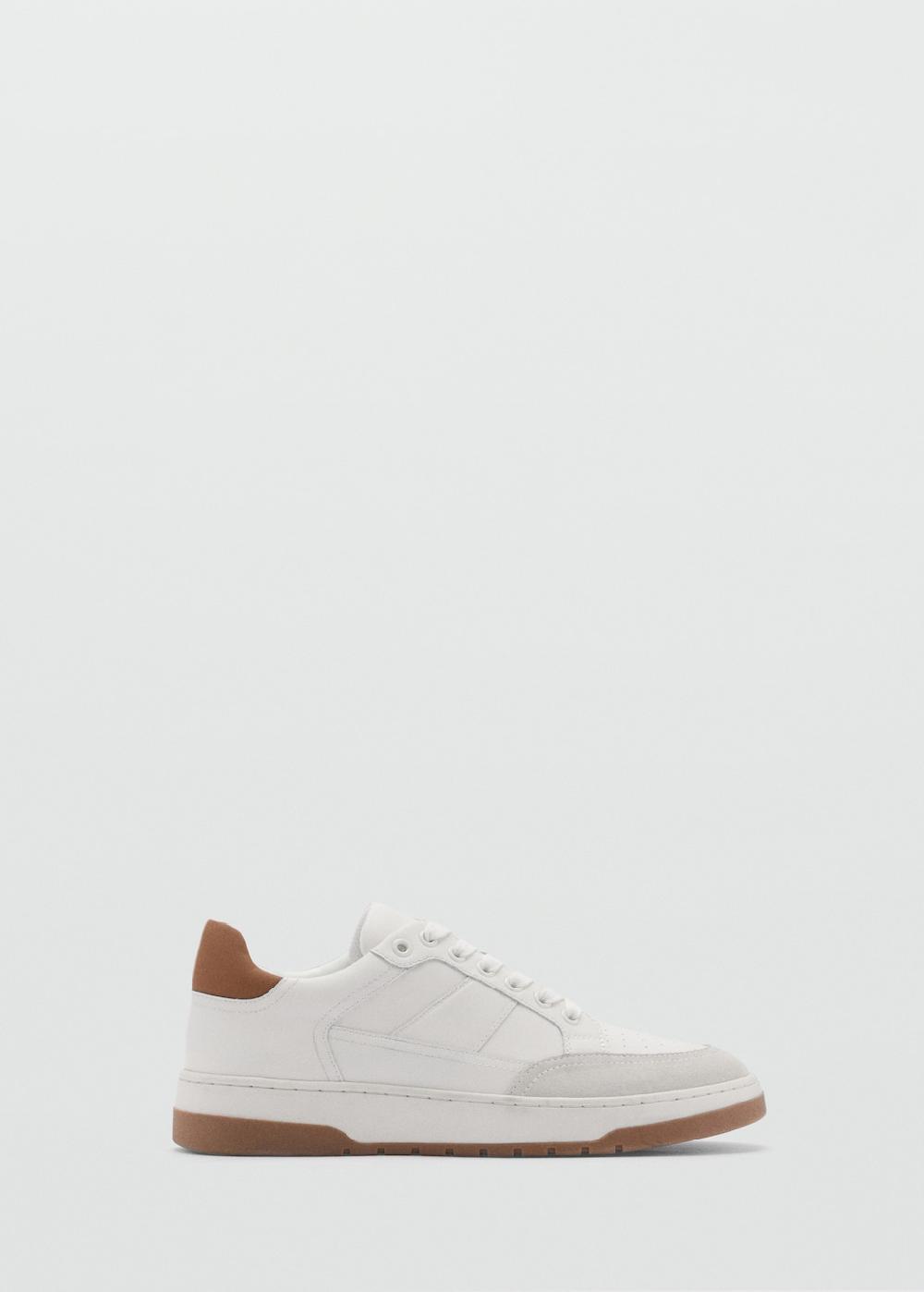 Mango Deportiva combinada piel