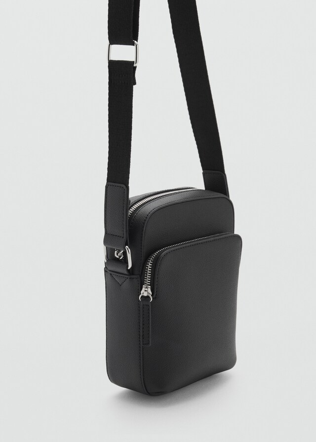 Mango Bolso bandolera efecto piel abatanada Descuento