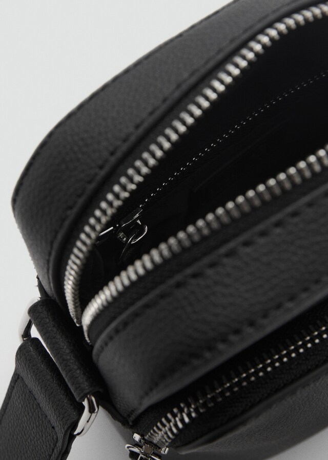 Mango Bolso bandolera efecto piel abatanada Descuento
