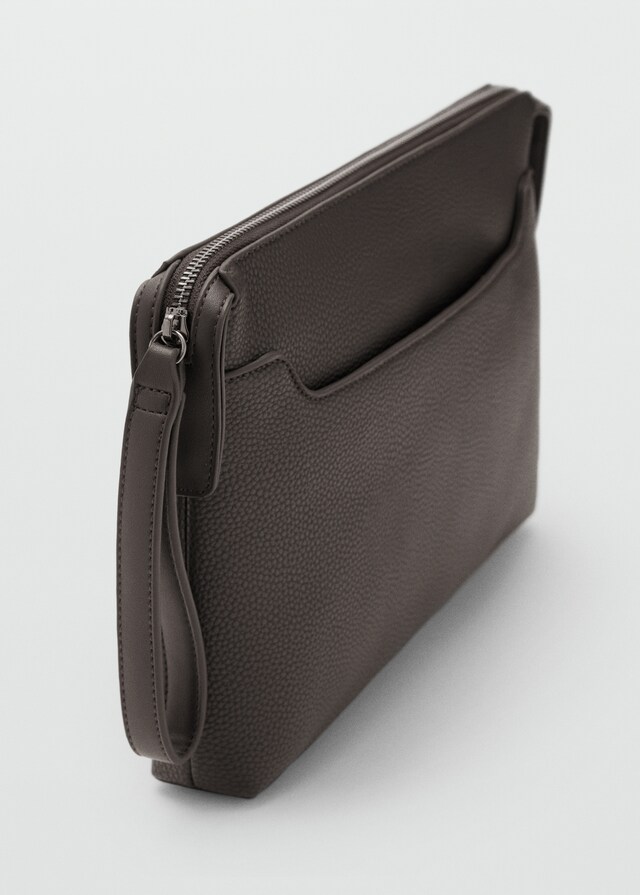 Mango Bolso sobre abatanado Tienda