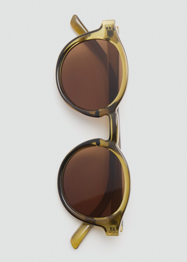 Mango Gafas de sol montura redonda Mejor oferta