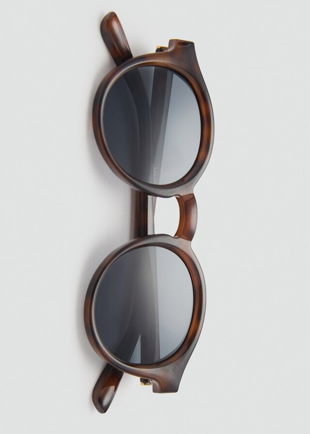 Mango Gafas de sol montura redonda Oferta especial