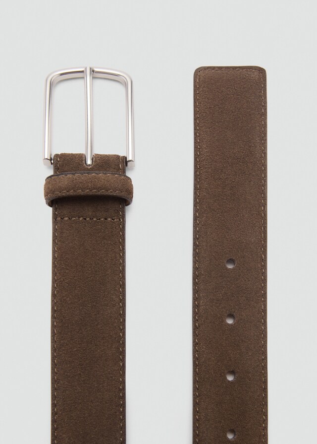 Mango Cinturón piel serraje COMPRAR AHORA