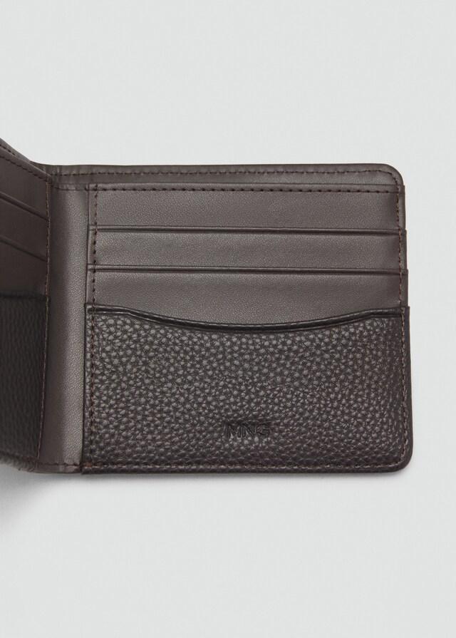 Mango Cartera billetera efecto abatanado Promoción trimestral