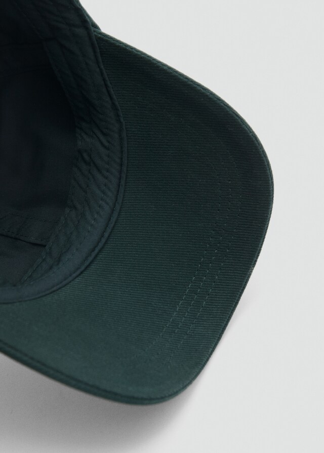 Mango Gorra canvas bordado Precio ultrabajo