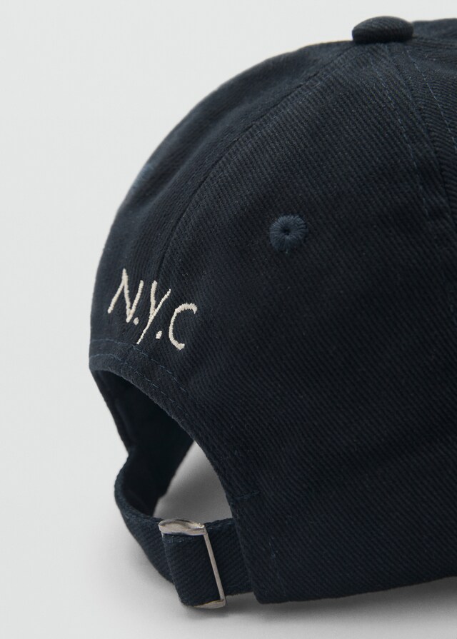 Mango Gorra canvas bordado Devoluciones gratuitas