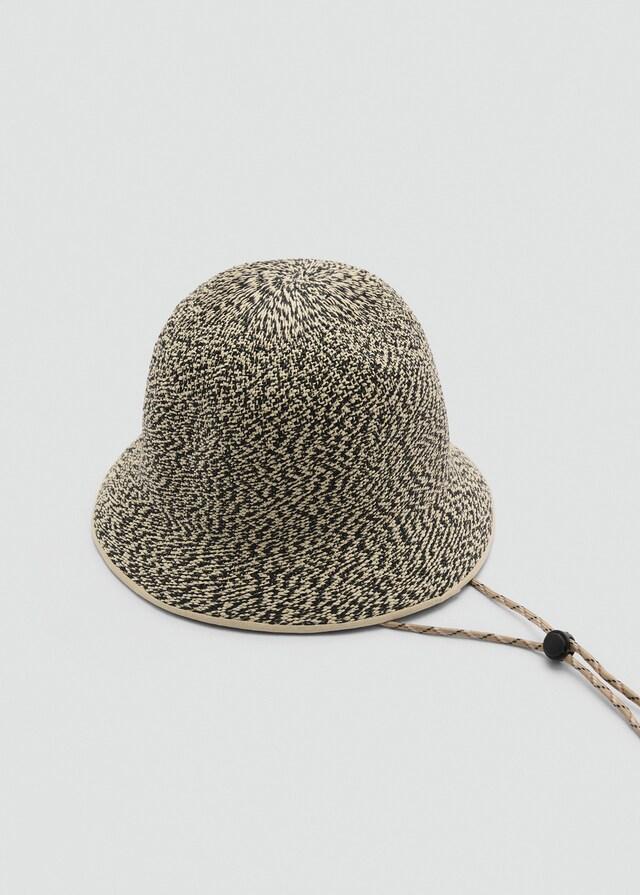 Mango Sombrero bucket paja 2025