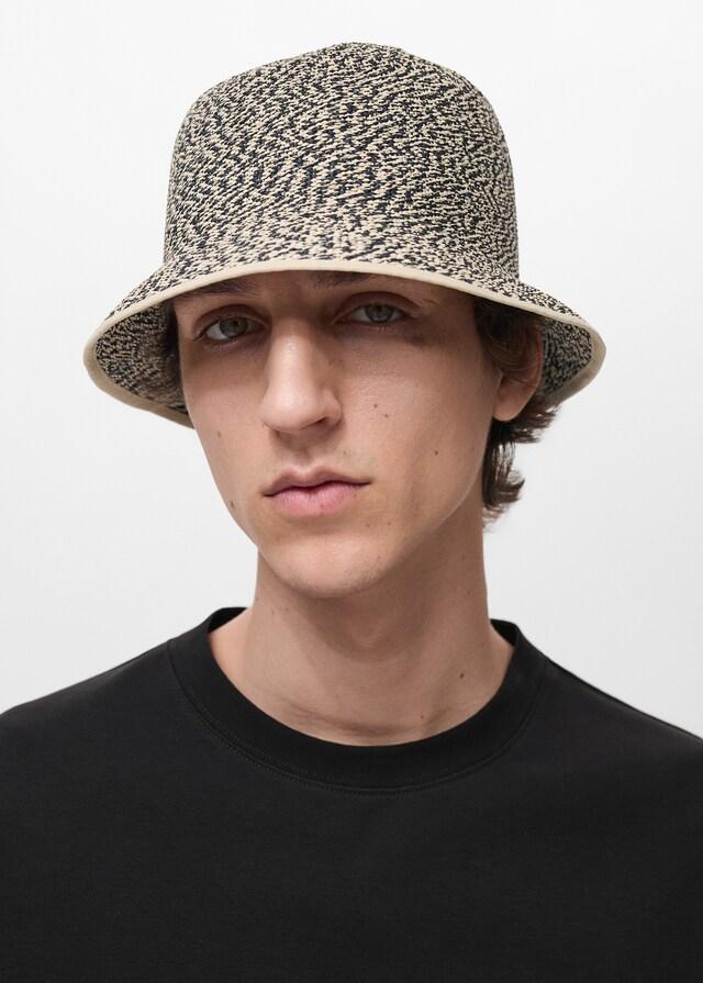 Mango Sombrero bucket paja 2025