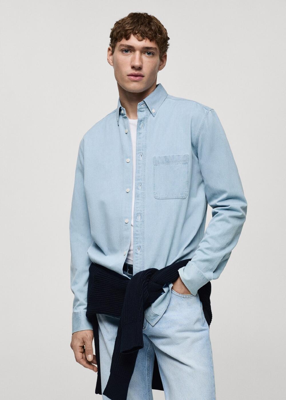 Mango Camisa vaquera regular fit
