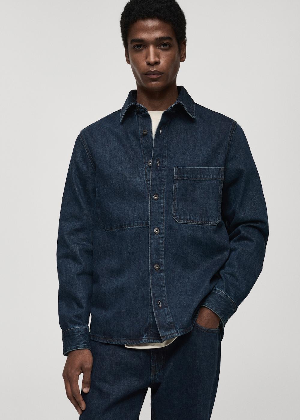 Mango Sobrecamisa vaquera regular fit Tienda