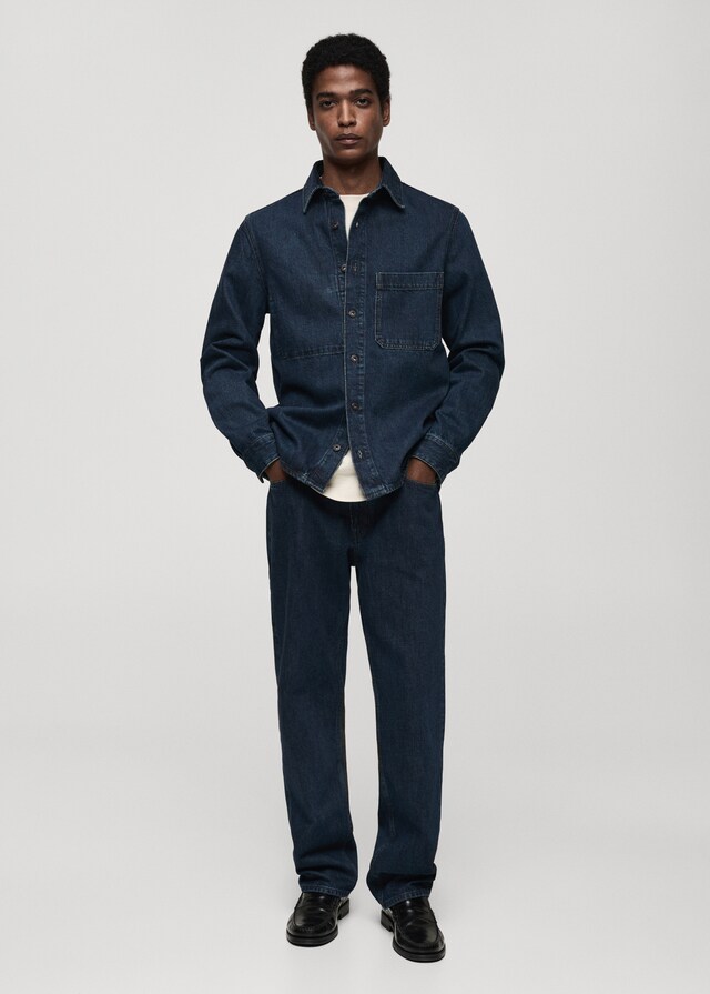 Mango Sobrecamisa vaquera regular fit Tienda