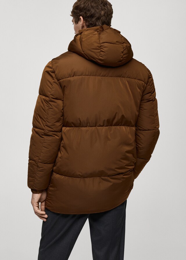 Mango Anorak acolchado capucha water-repellent ÚLTIMAS EDICIONES