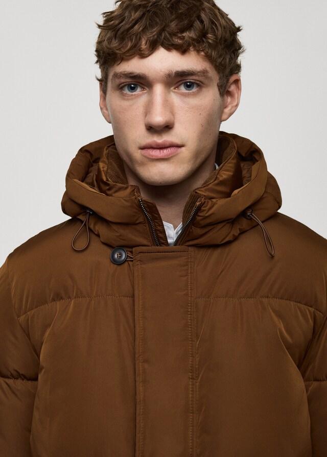 Mango Anorak acolchado capucha water-repellent ÚLTIMAS EDICIONES