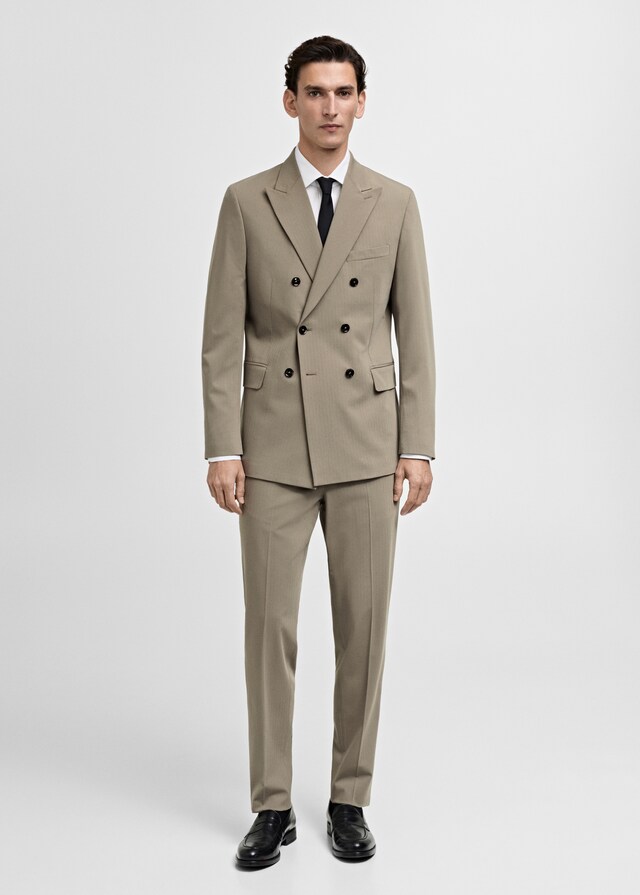 Mango Pantalón traje Mónaco slim fit Último día