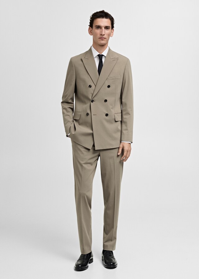 Mango Americana traje Mónaco cruzada slim fit Superdescuento