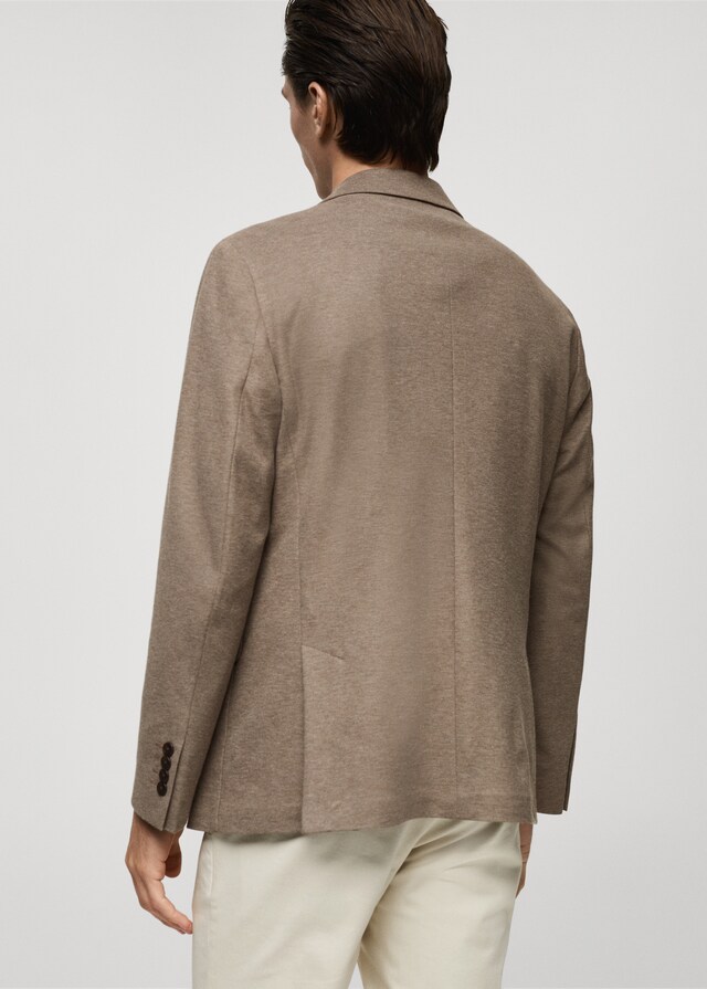 Mango Americana slim fit algodón Grandes descuentos