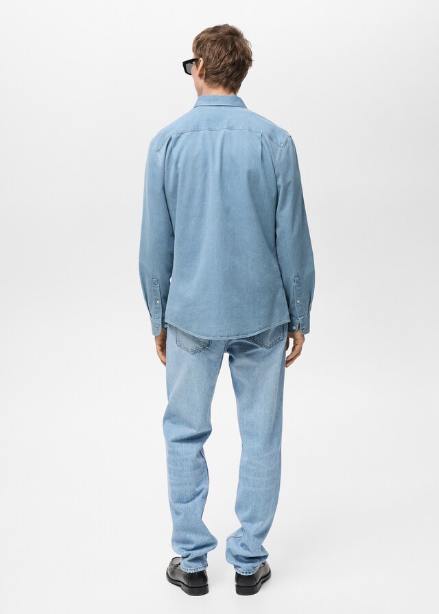 Mango Camisa vaquera regular fit Tienda de fábrica