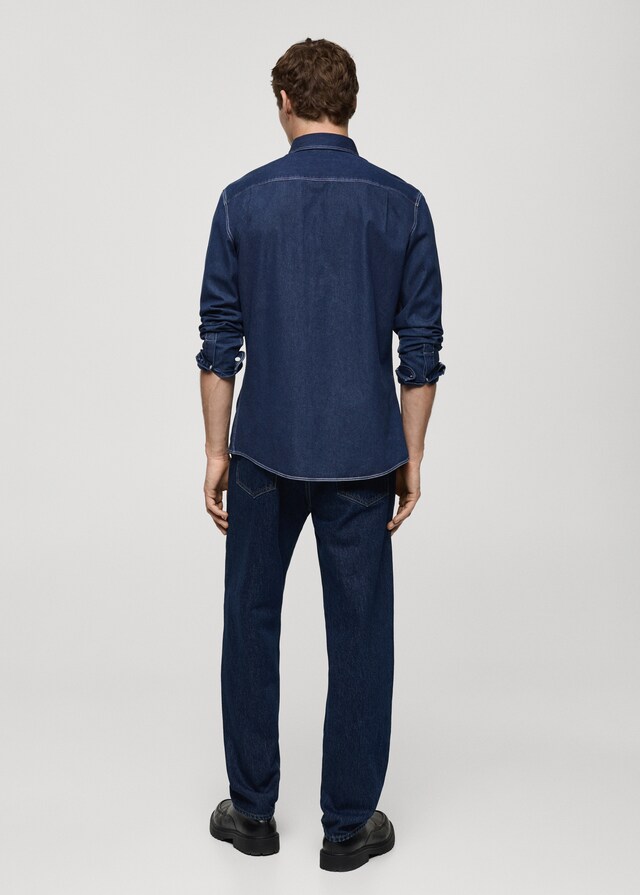 Mango Camisa vaquera regular fit Ahorra y exporta