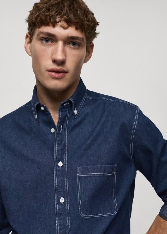 Mango Camisa vaquera regular fit Ahorra y exporta