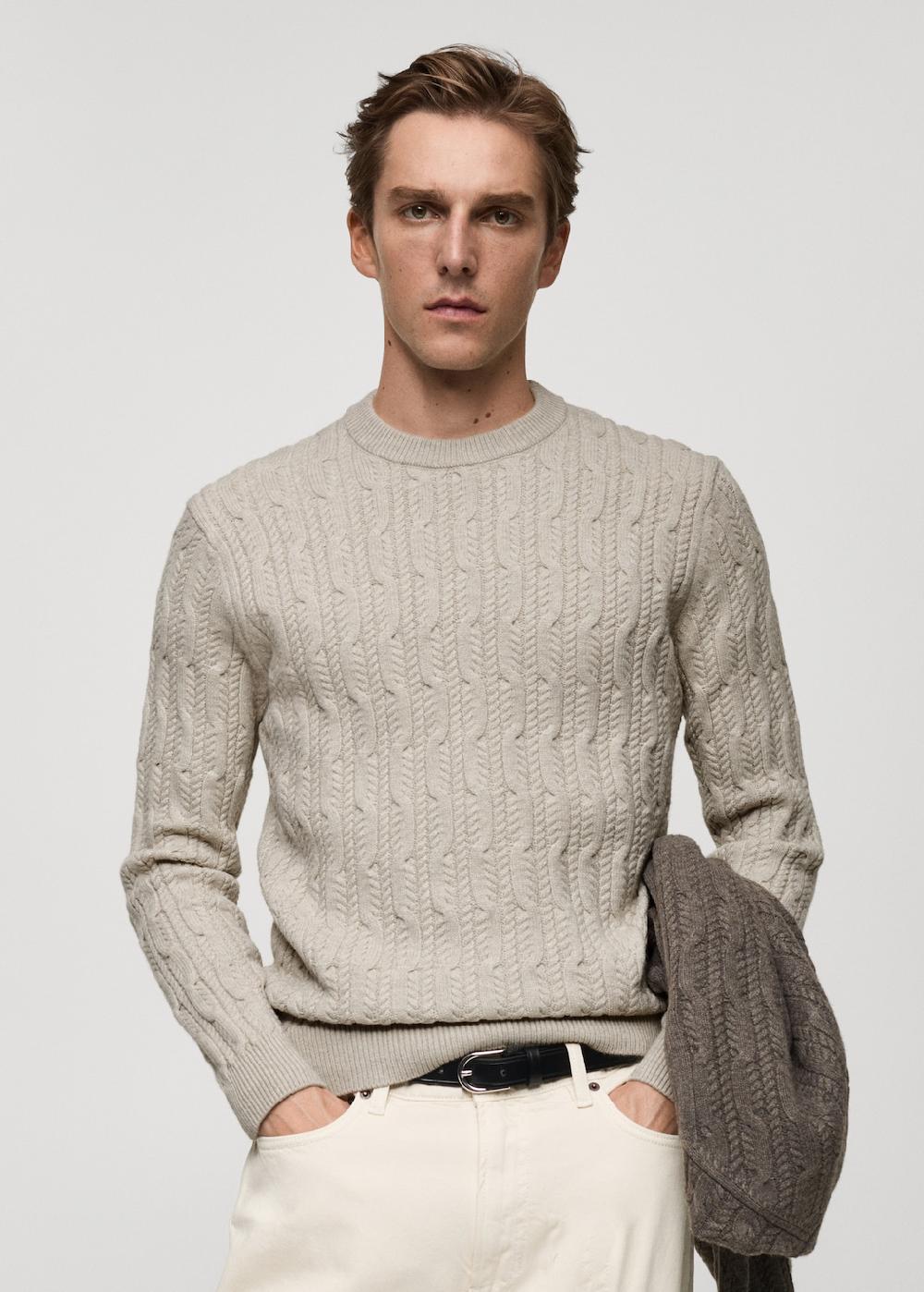 Mango Jersey punto trenzado