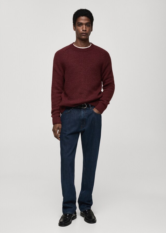 Mango Jersey punto mezcla lana y algodón Ofertas de temporada