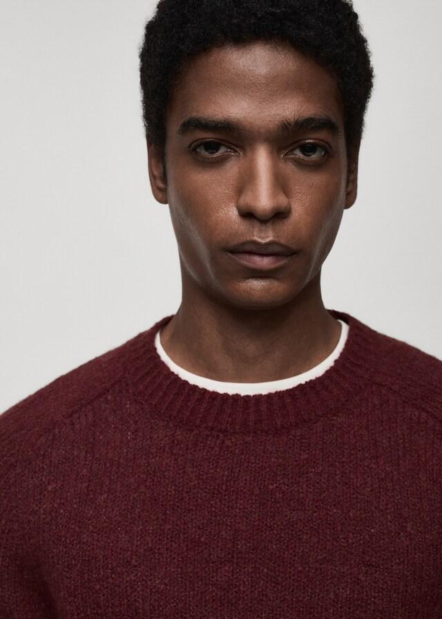 Mango Jersey punto mezcla lana y algodón Ofertas de temporada