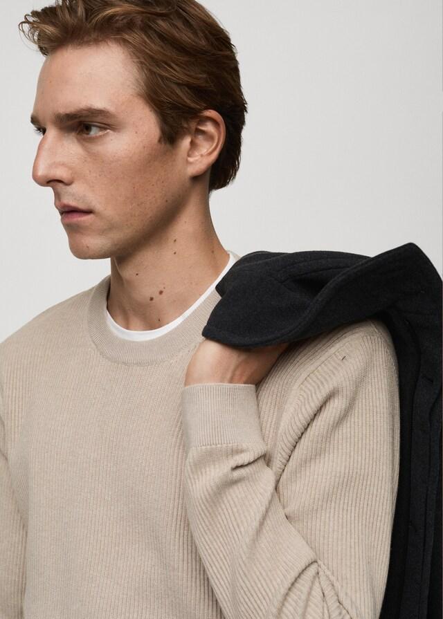 Mango Jersey punto algodón canalé Ofertas especiales
