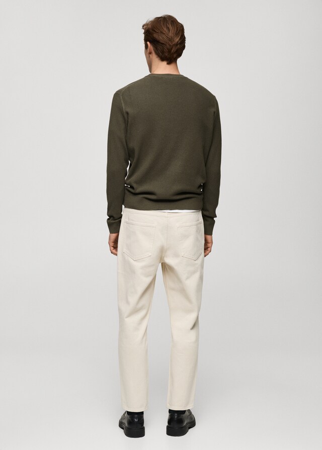 Mango Jersey punto algodón canalé Grandes ahorros