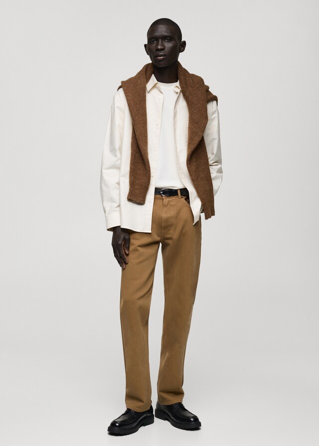 Mango Jeans algodón straight fit Precio ultrabajo