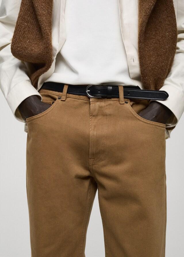 Mango Jeans algodón straight fit Precio ultrabajo