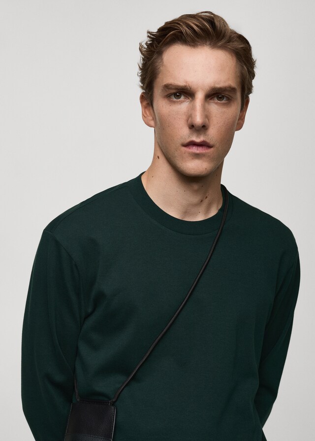 Mango Camiseta manga larga regular fit Rebajas online