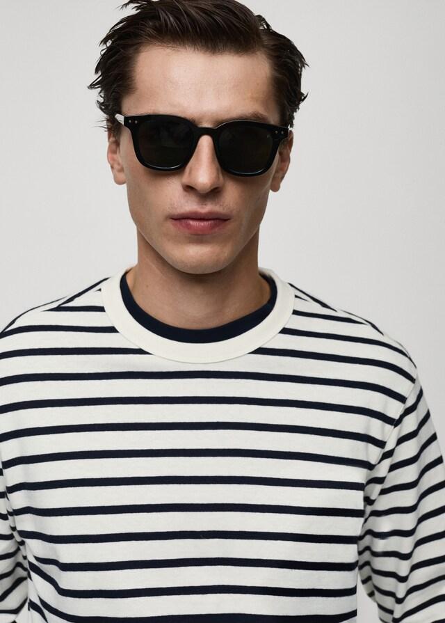 Mango Camiseta 100% algodón rayas Rebajas top