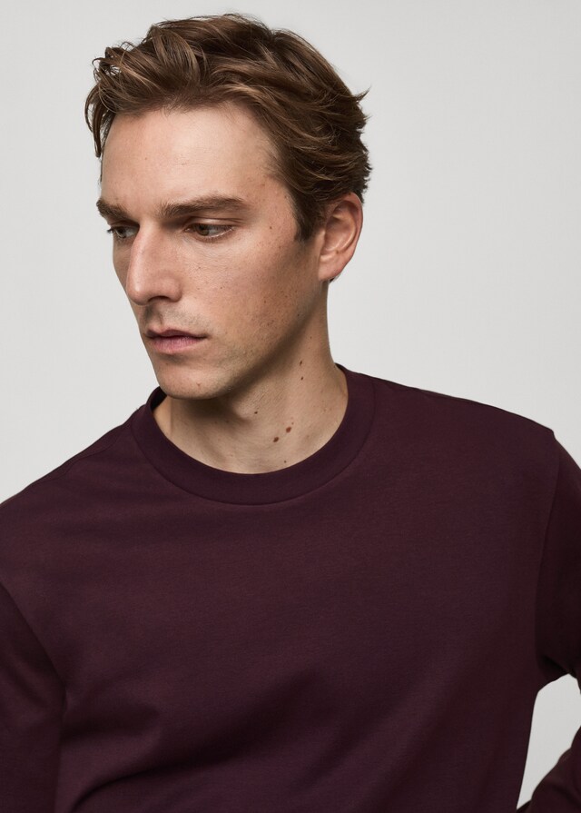 Mango Camiseta manga larga regular fit Envío gratis