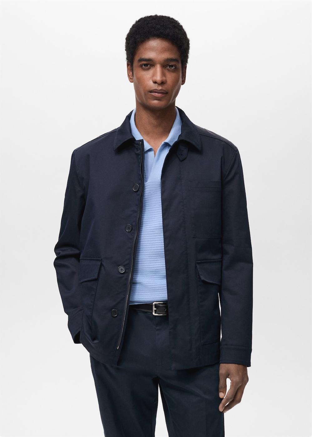Mango Chaqueta algodón water repellent