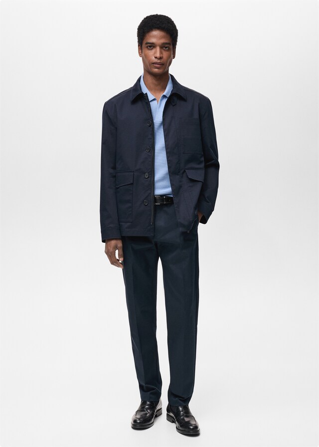 Mango Chaqueta algodón water repellent Precio de fábrica