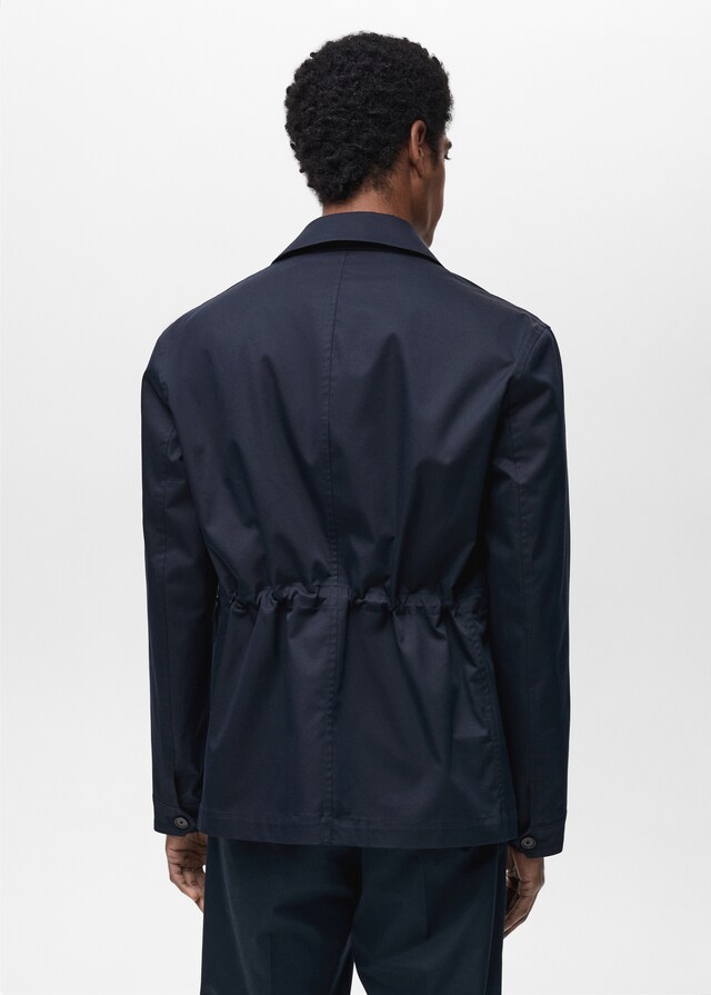 Mango Chaqueta algodón water repellent Precio de fábrica