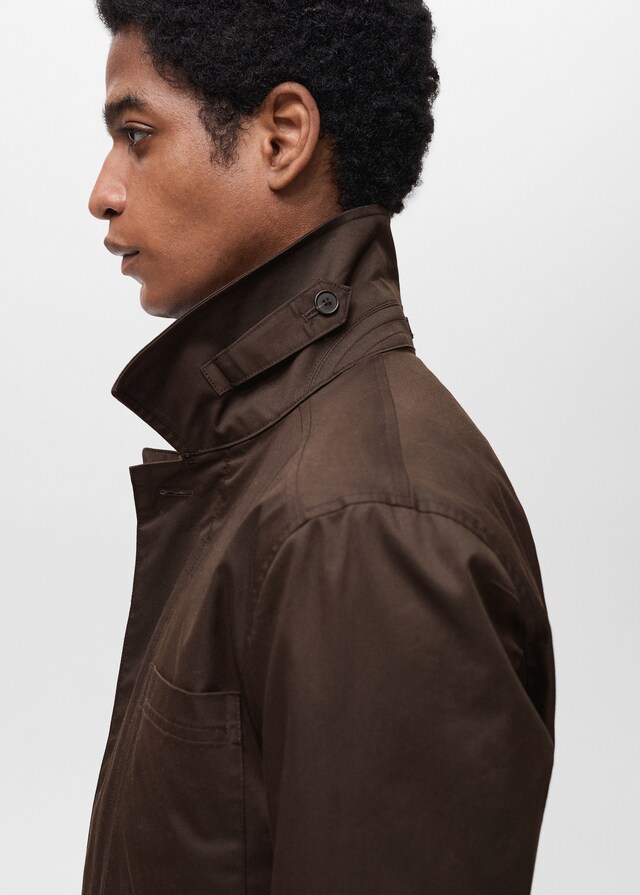 Mango Chaqueta algodón water repellent Promoción por tiempo limitado